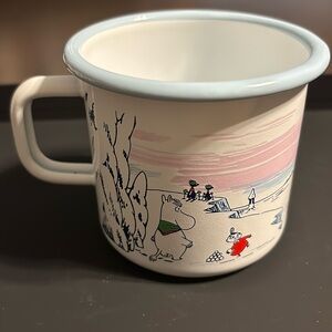 Moomin Ski Themed Mug Cup Muurla Finland New W/O Tags